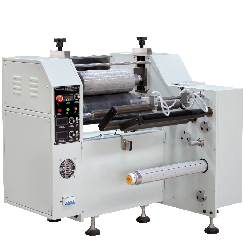 Self adhesive embossing machine